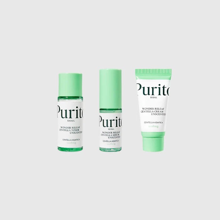 Purito Seoul Wonder Releaf Centella Mini Kit Unscented